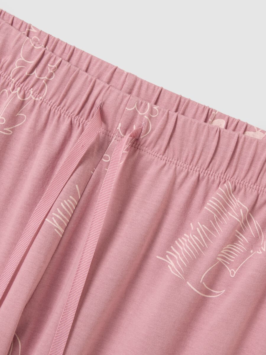 Pink cotton long-sleeved pyjamas_5