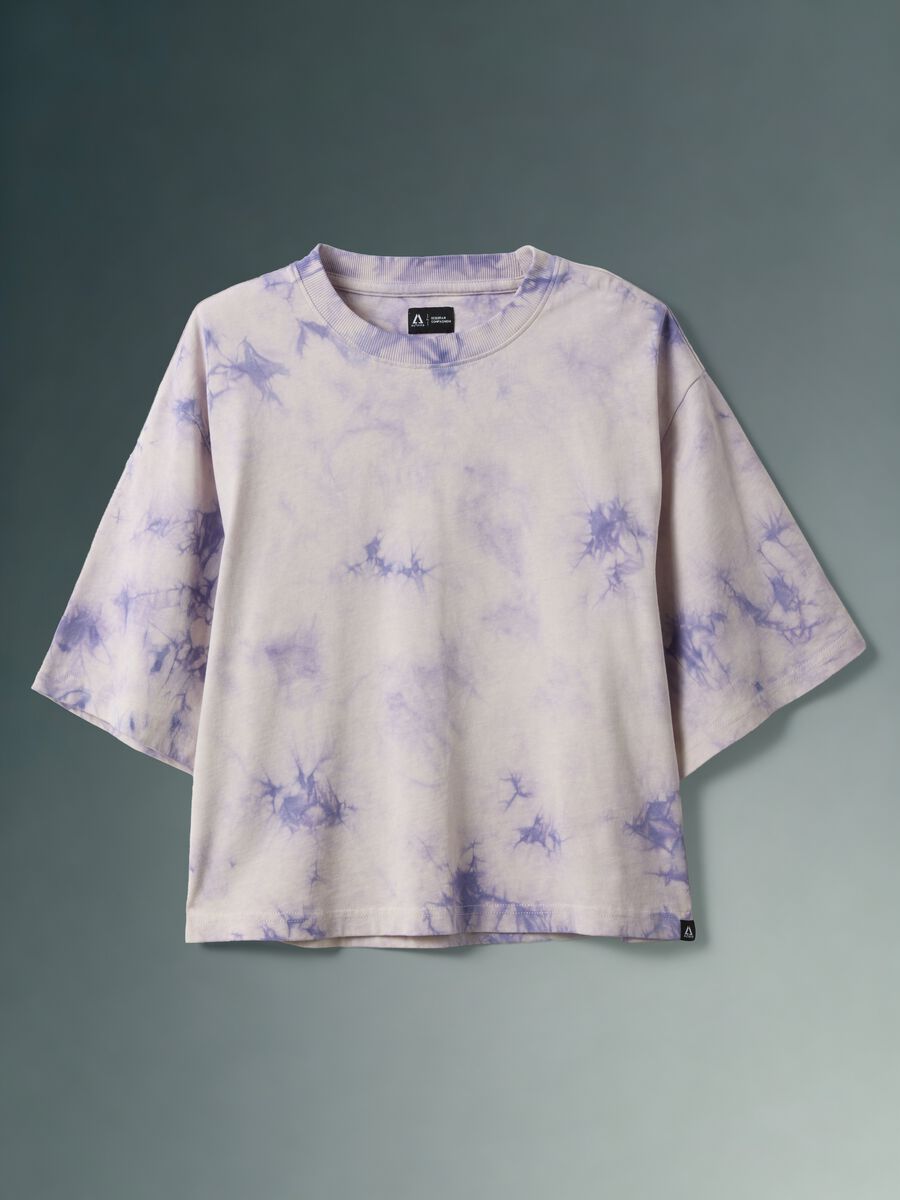 Cotton-hemp blend tie-dye effect T-shirt ALTAVIA WITH DEBORAH COMPAGNONI_4