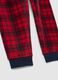 Children's red fleece Christmas pyjamas regular fit_3
