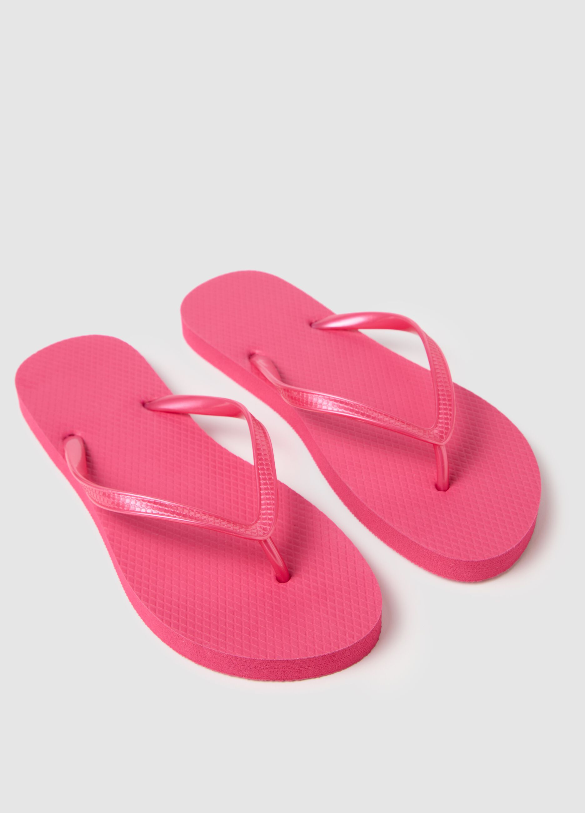Infradito da donna in misto PVC e polietilene rosa