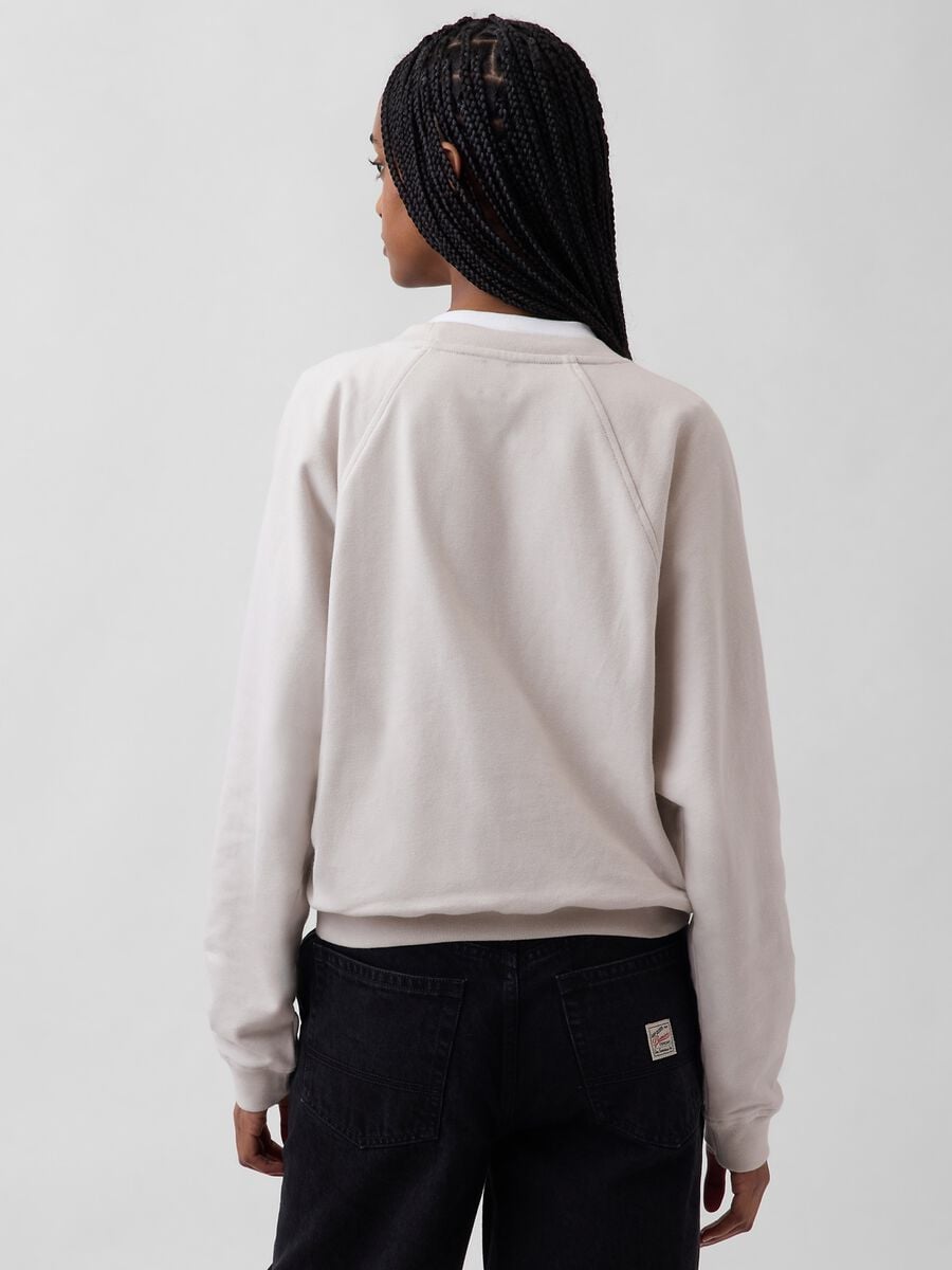 Cotton-blend crewneck sweatshirt_1