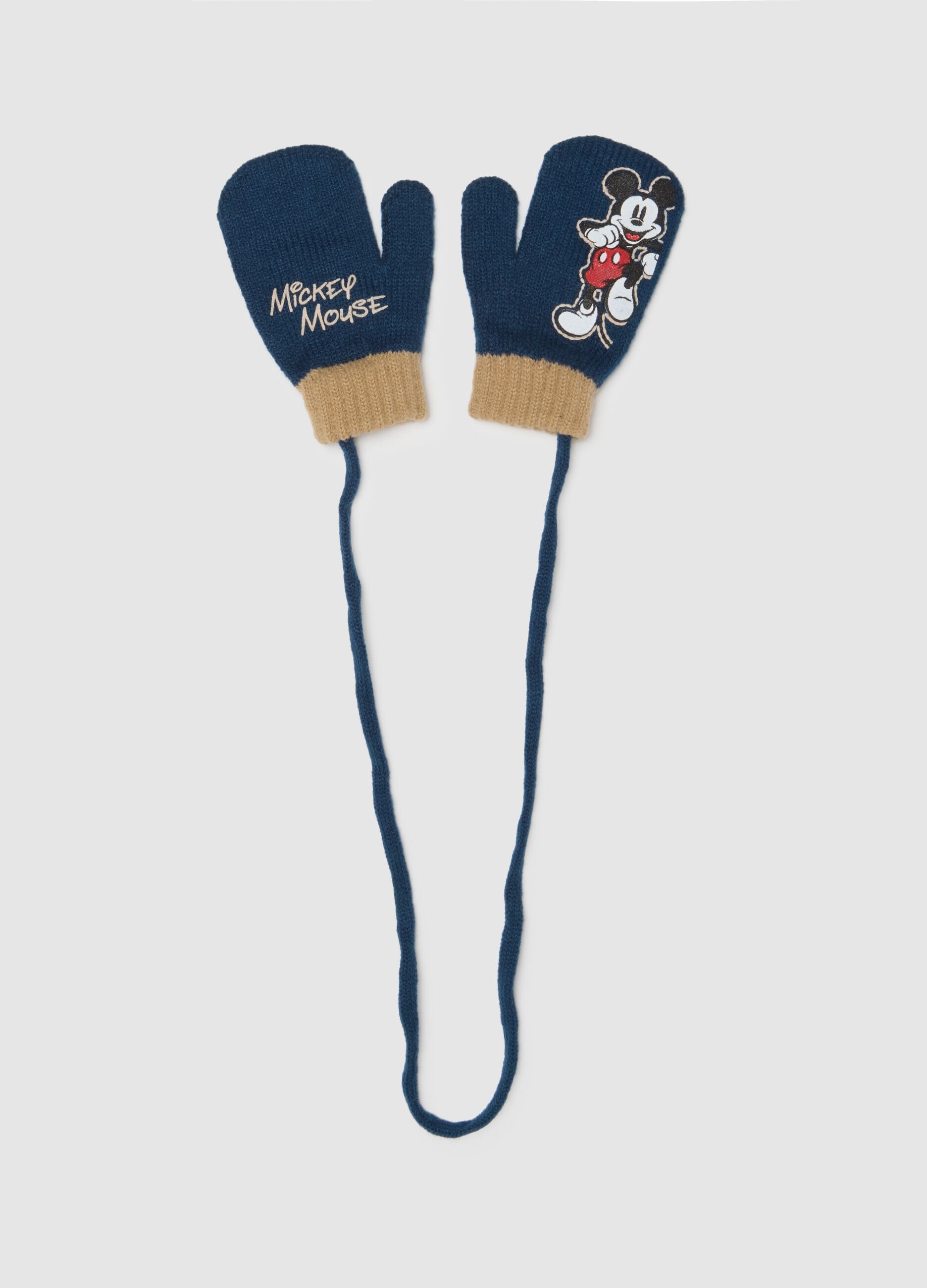 Blue gloves for children