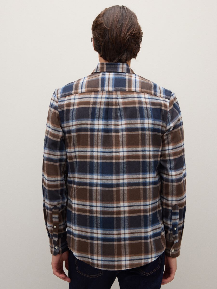 Multicoloured checked pure cotton regular fit shirt_2