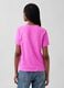 Pink pure cotton regular fit T-shirt_2