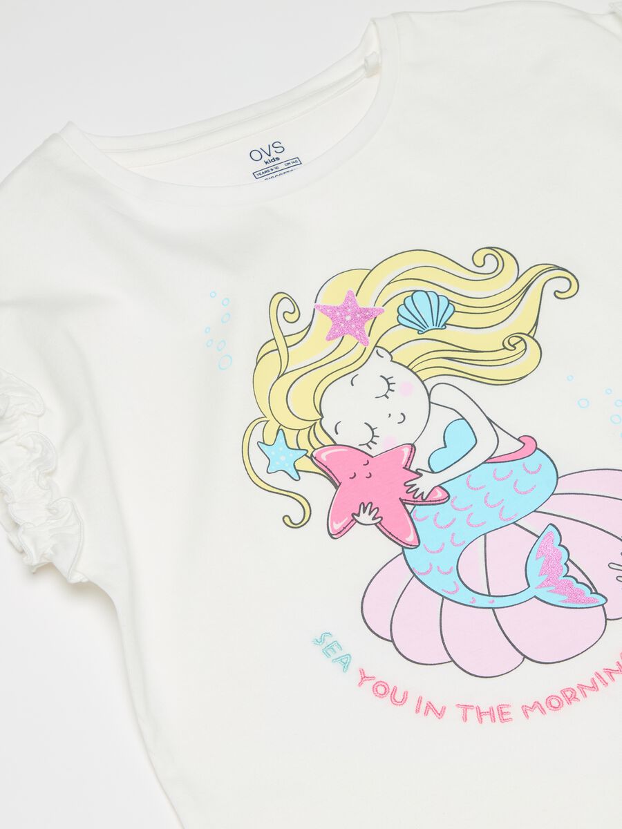 Organic cotton pyjamas with print_2