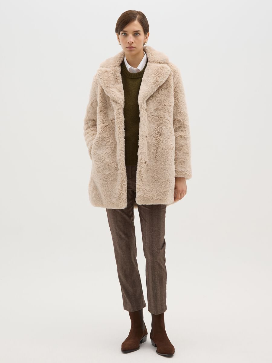 Heavy beige jacket regular fit_1