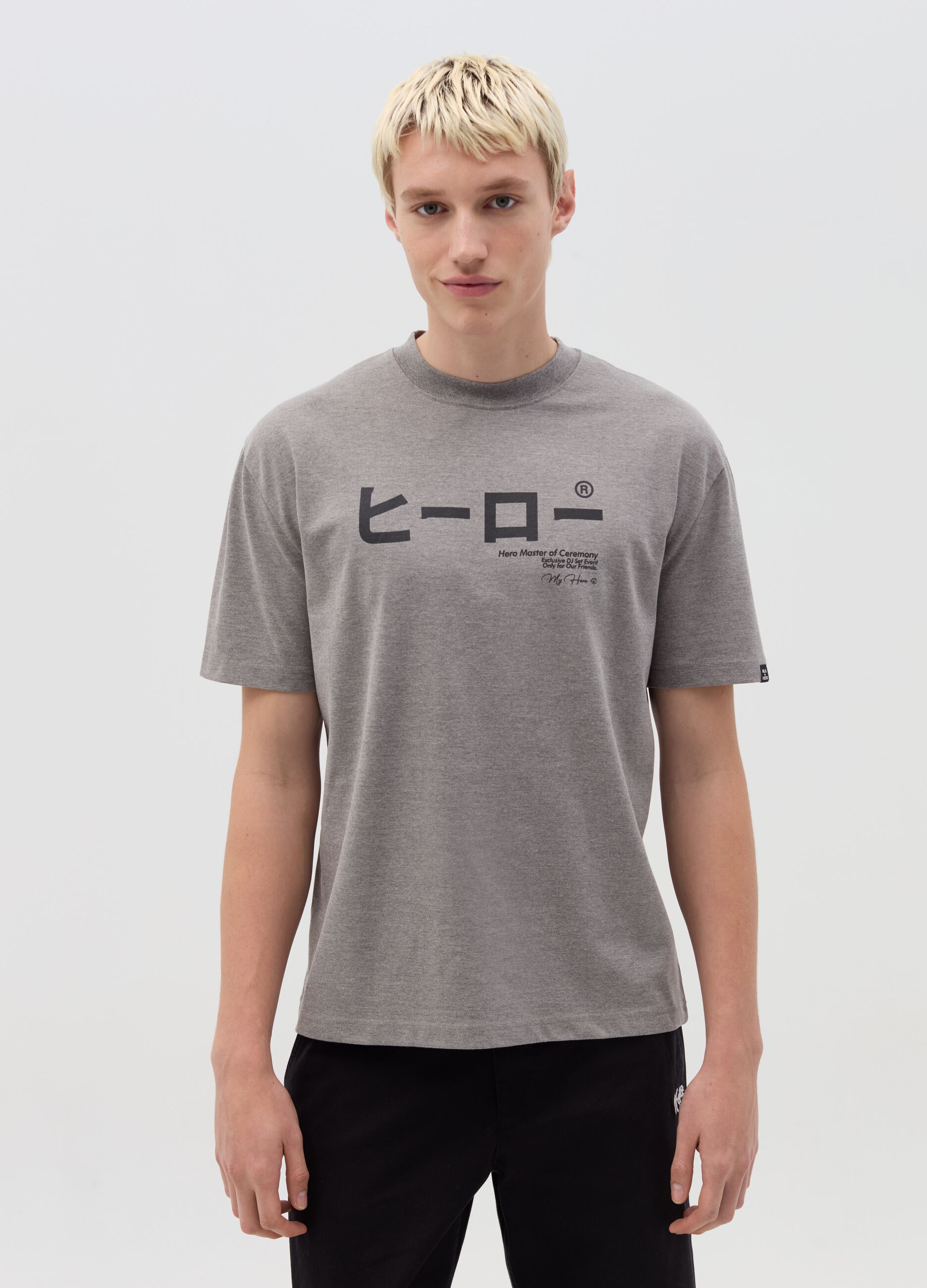 Cotton T-shirt with print