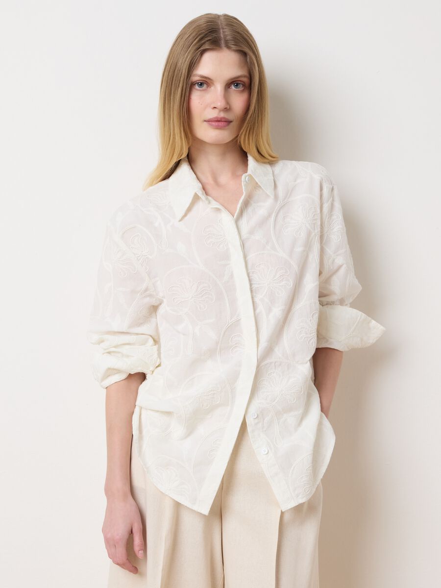 White shirt in cotton_1