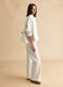 White pure cotton jacket with buttons, regular fit_0