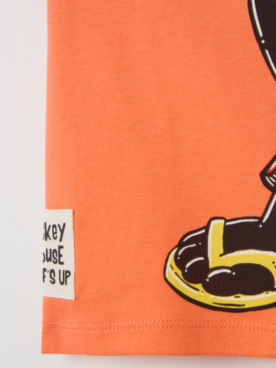 Cotton T-shirt with Mickey Mouse print_3