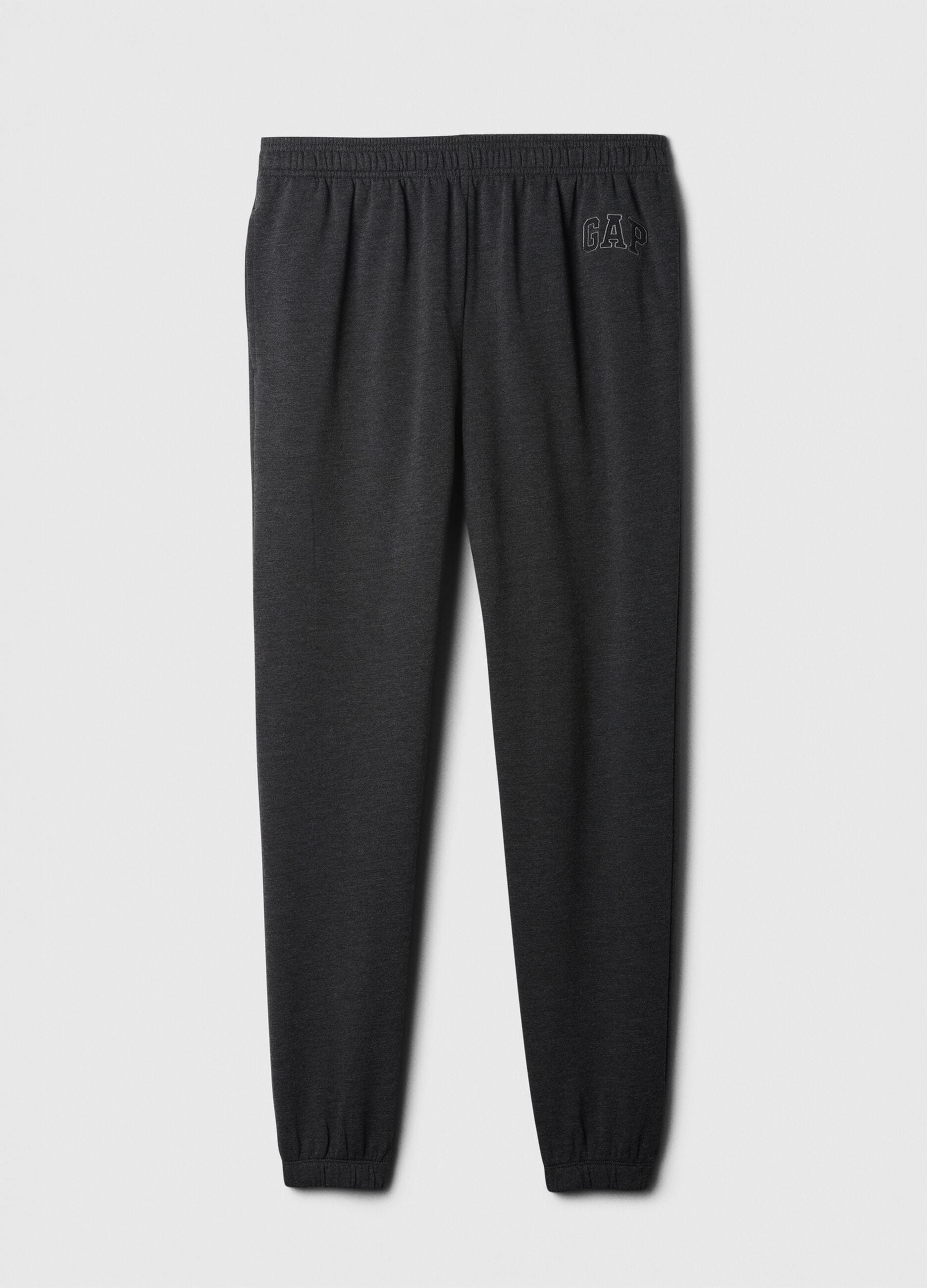 Pantaloni jogger grigi in misto cotone