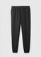Pantaloni jogger grigi in misto cotone_3