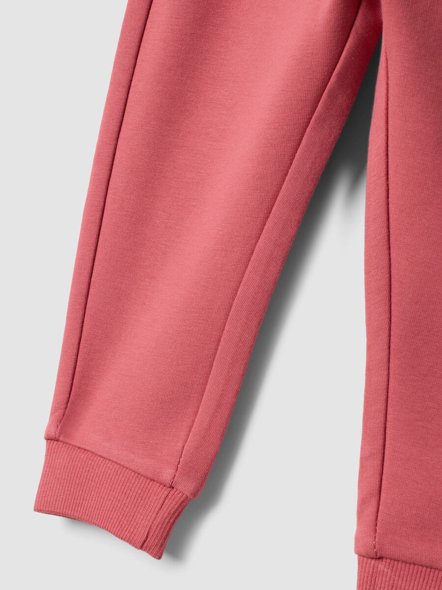 Bipack di jogger multicolor in cotone elasticizzato per bimba_3