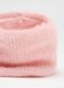 Pink scarf for girls with metallic fibres_2