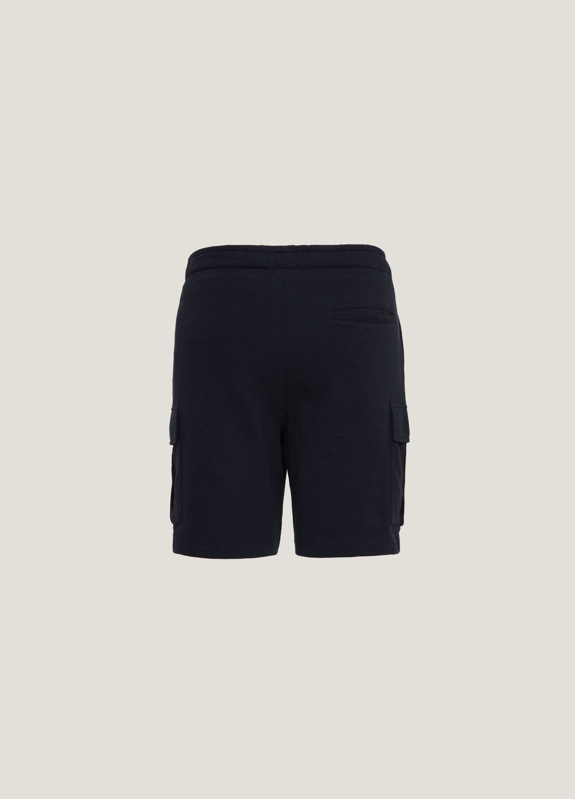 Plush Bermuda cargo shorts