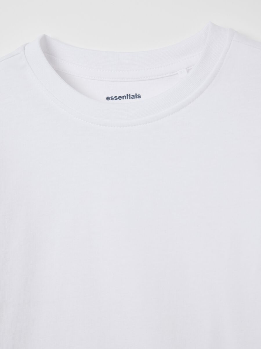 Essential white T-shirt in organic cotton_2