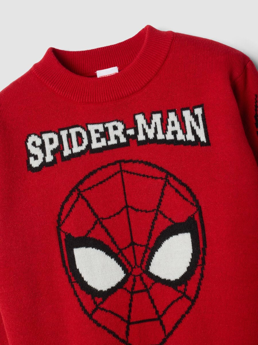 Maglione rosso con stampa Marvel Spider-Man_2