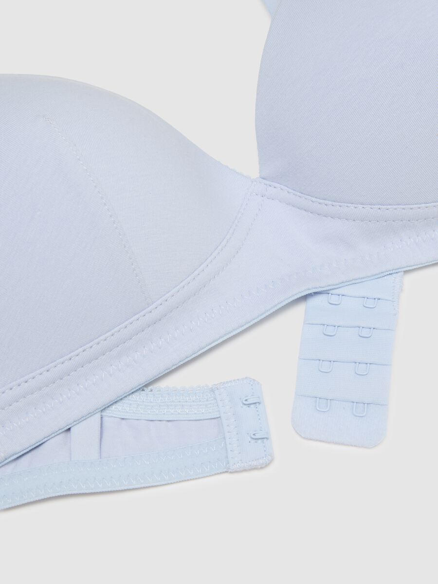 White Stretch Cotton Bra_5