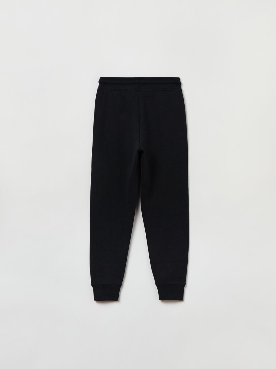 Joggers in felpa con coulisse _1