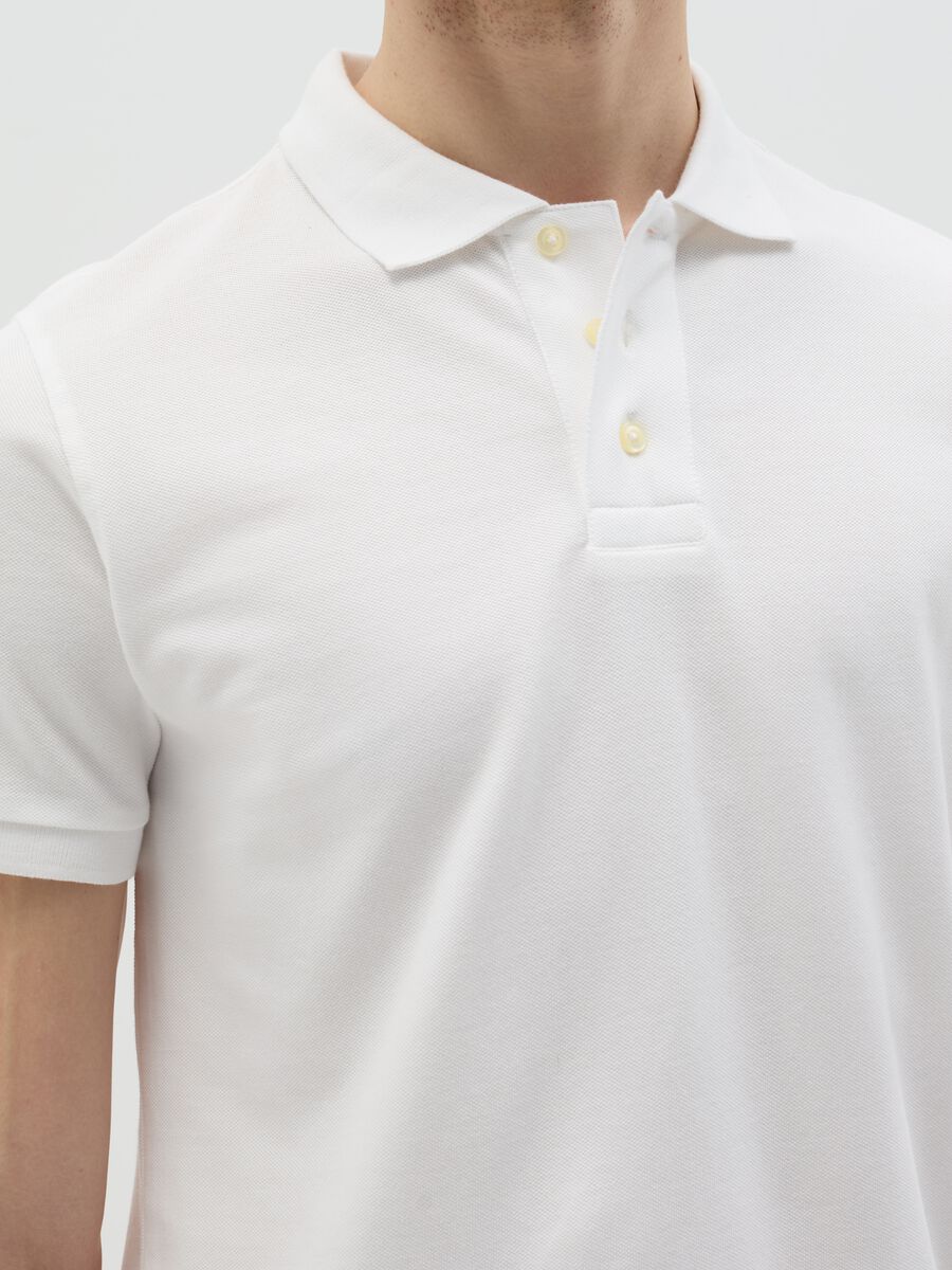 Polo shirt in organic cotton piquet_2