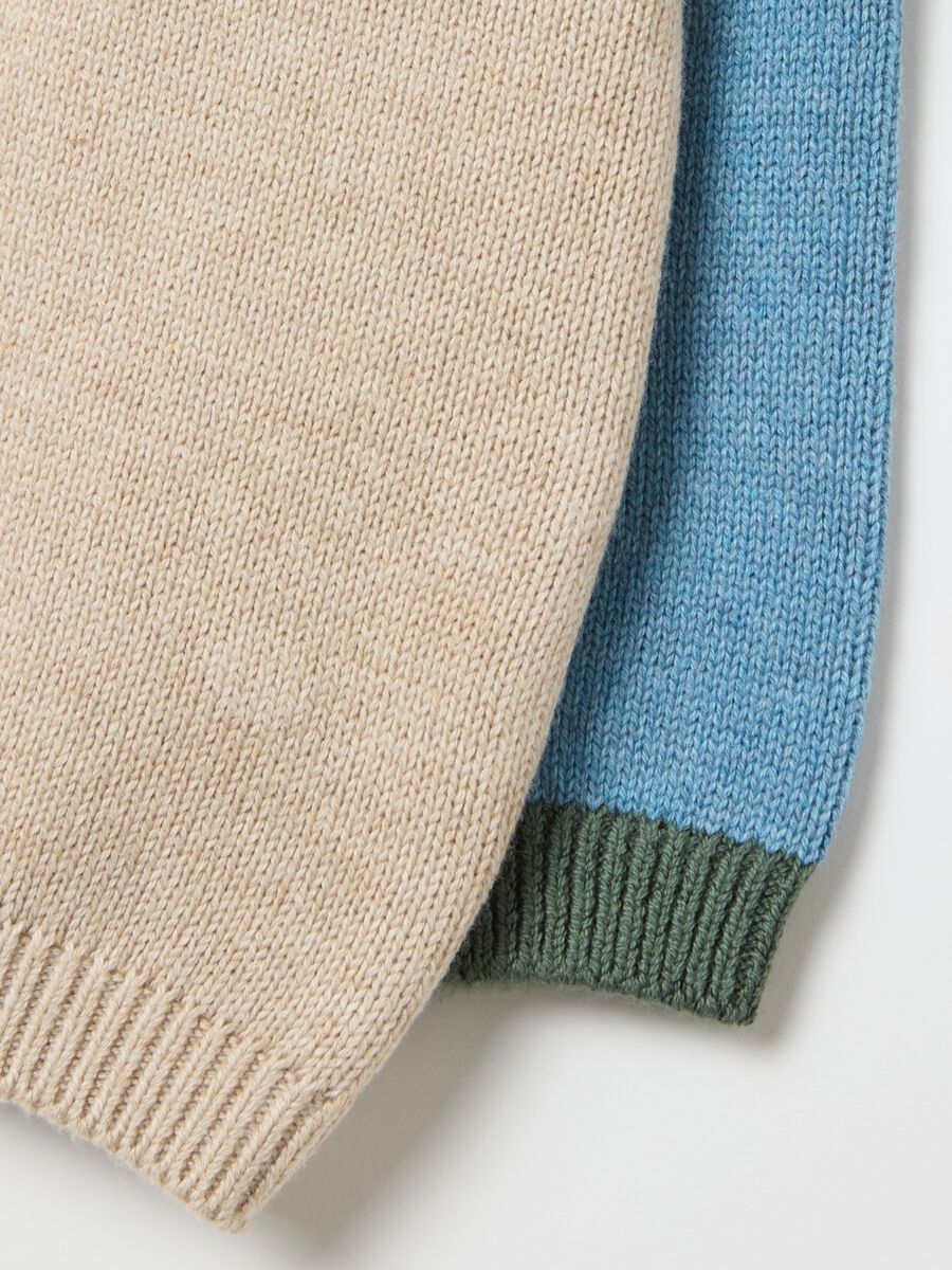 Colourblock knitted pullover_3