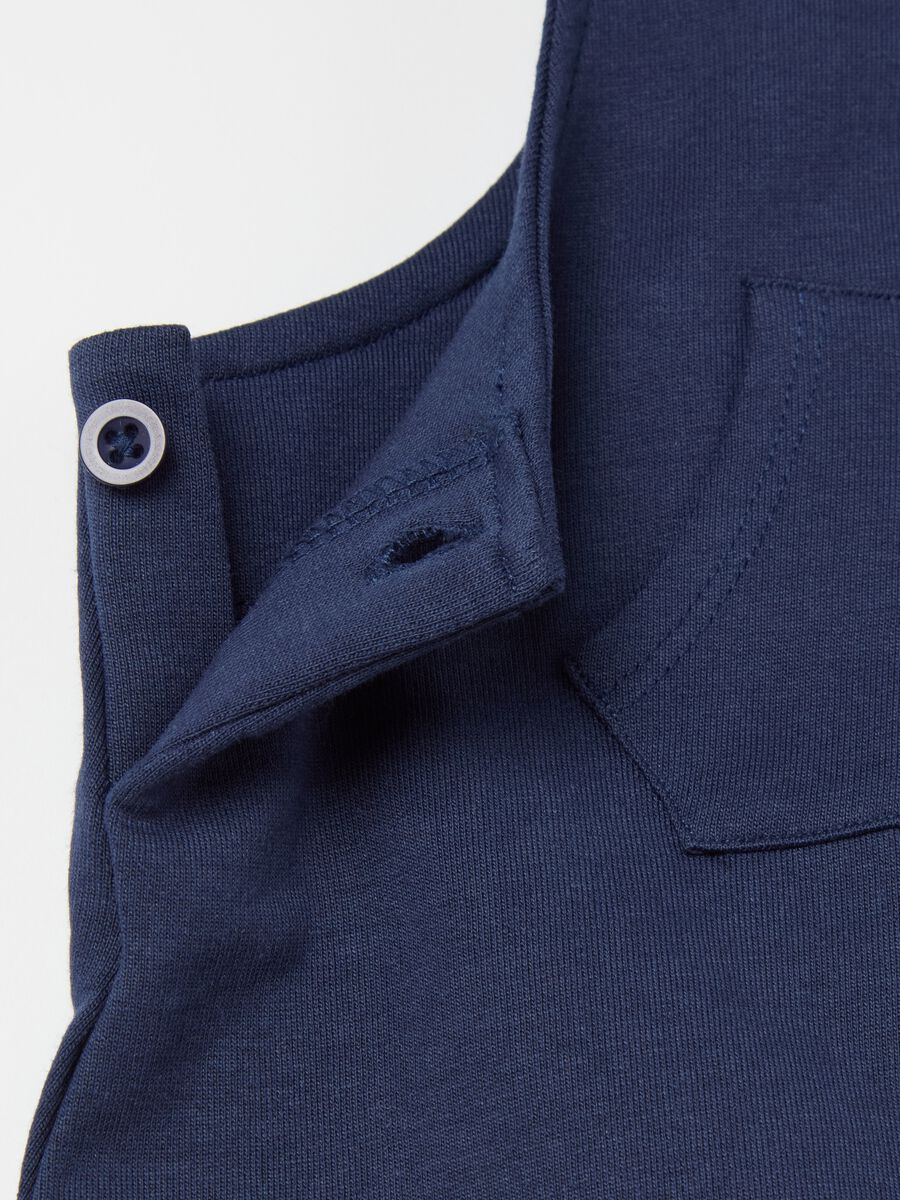 Organic cotton dungarees with pocket_2