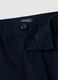 Children's blue cotton trousers with regular fit_2