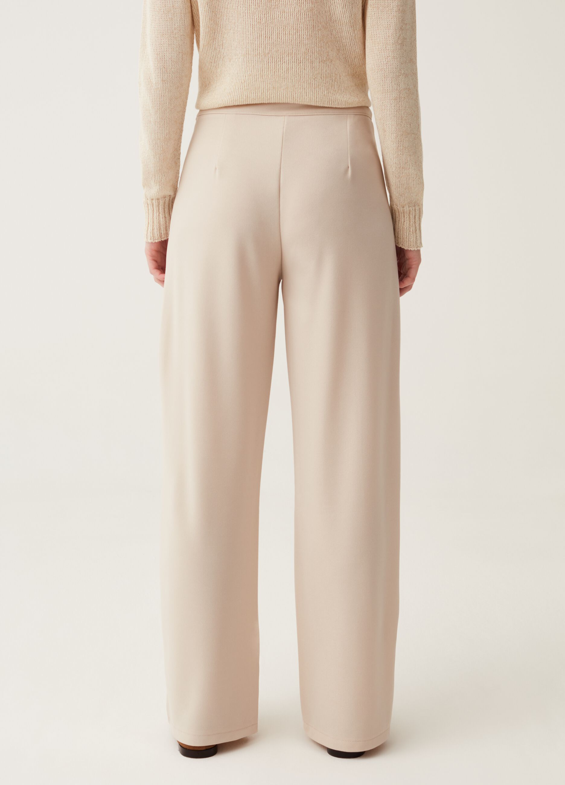 Pantaloni palazzo a vita alta Hybrid_2