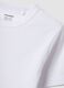 White pure cotton kids&rsquo; T-shirt with oversized fit_2