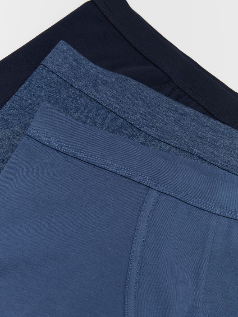 Three-pair pack midi boxer shorts in stretch cotton_5