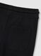 Pantaloni jogger da bambino in puro cotone nero regular fit_3