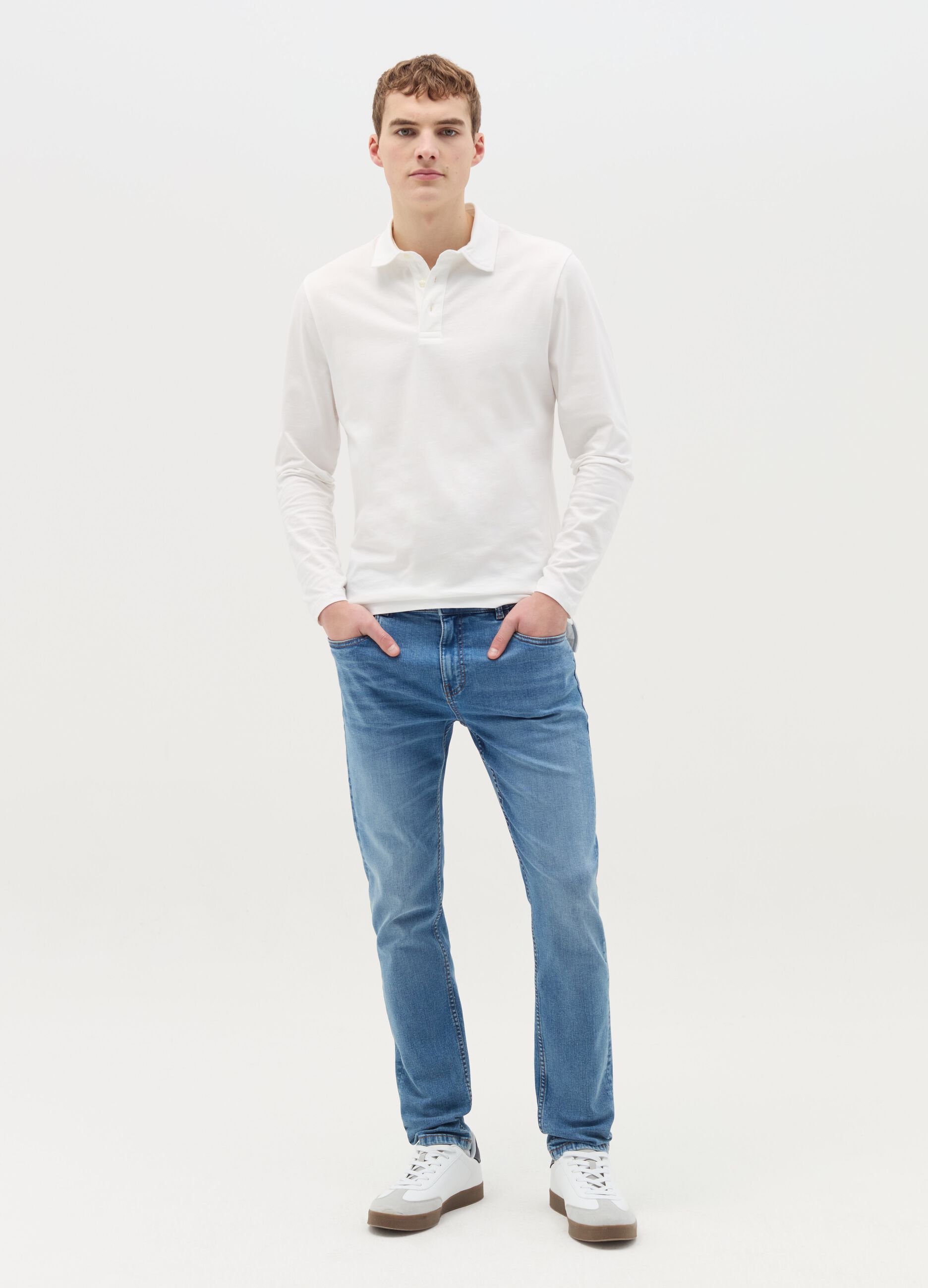 Skinny-fit jeans with five pockets