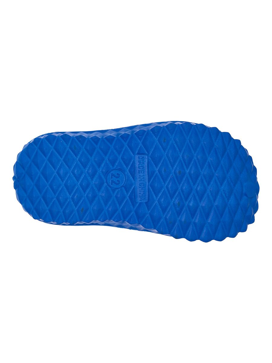 Sandali blu da bambino con applicazione di squalo_2