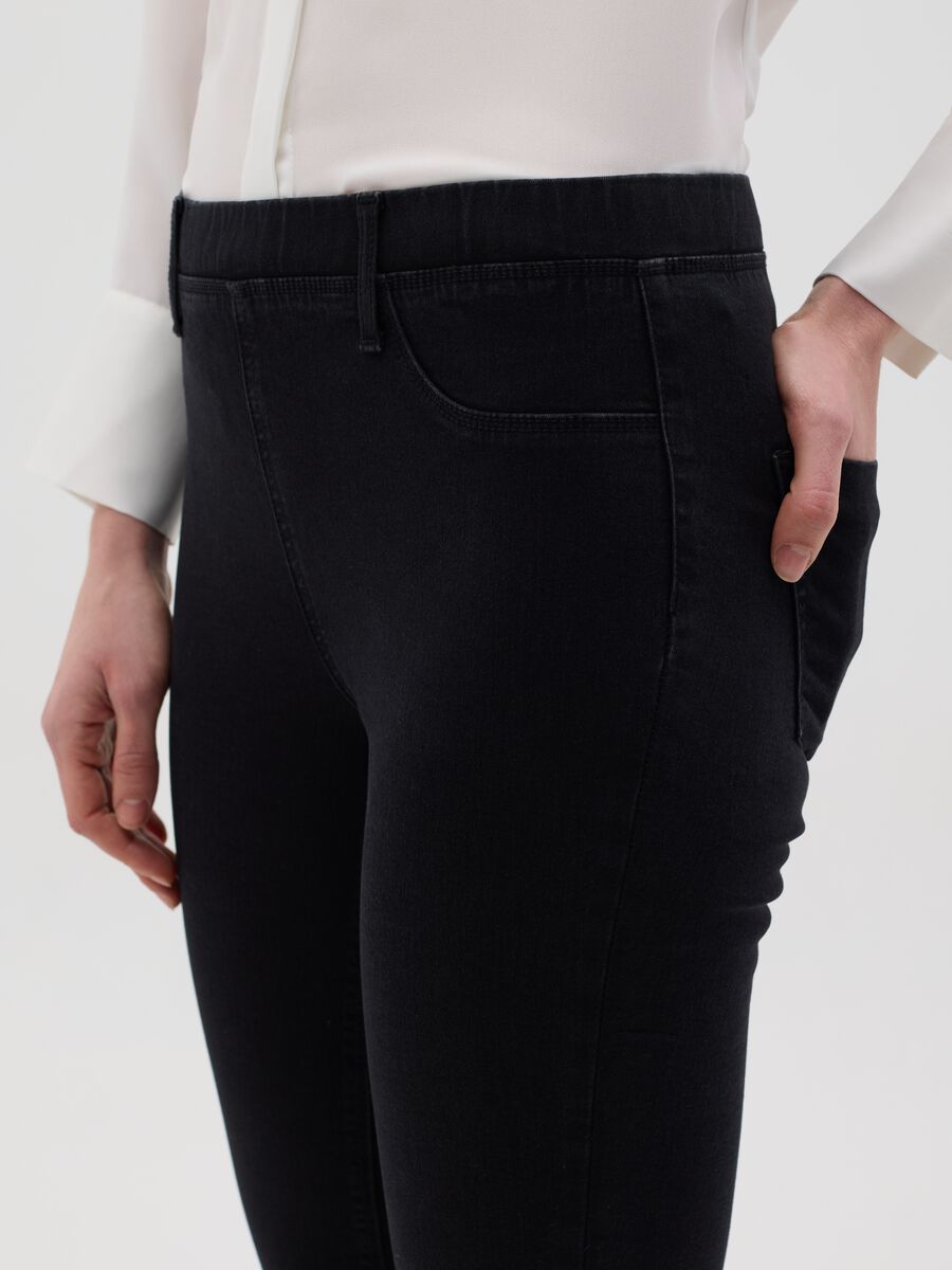 Black Stretch Skinny Jeans Ovs_3
