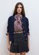 Blue pure cotton crew-neck knit cardigan_2
