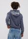 Grey oversized pure cotton hoodie for boys_2