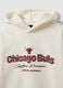 White cotton-blend hoodie with Chicago Bulls logo_4