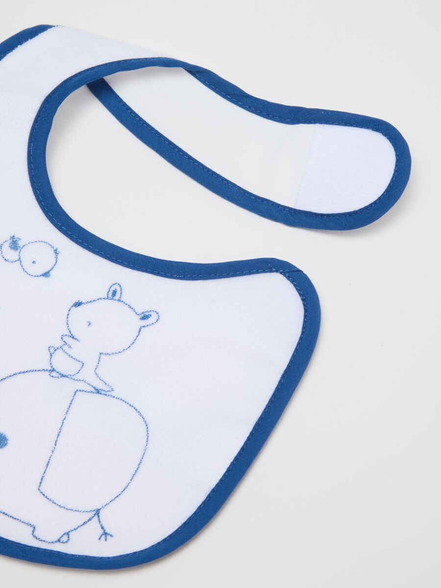Tripack Multicolour Cotton Bibs for Babies_1