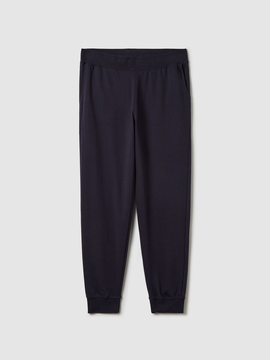 Joggers in cotton with drawstring_4