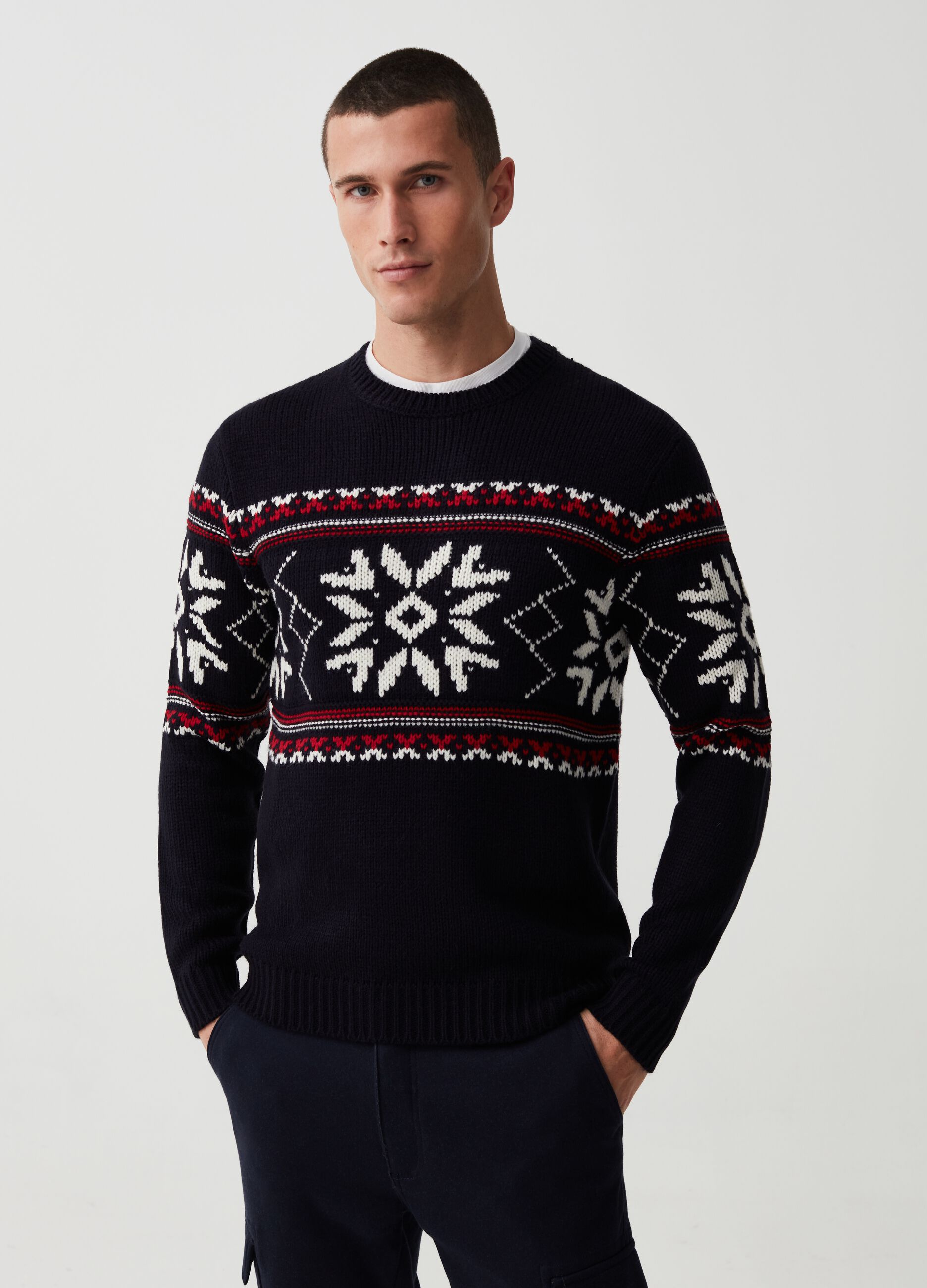 Maglione natalizio uomo ovs clearance