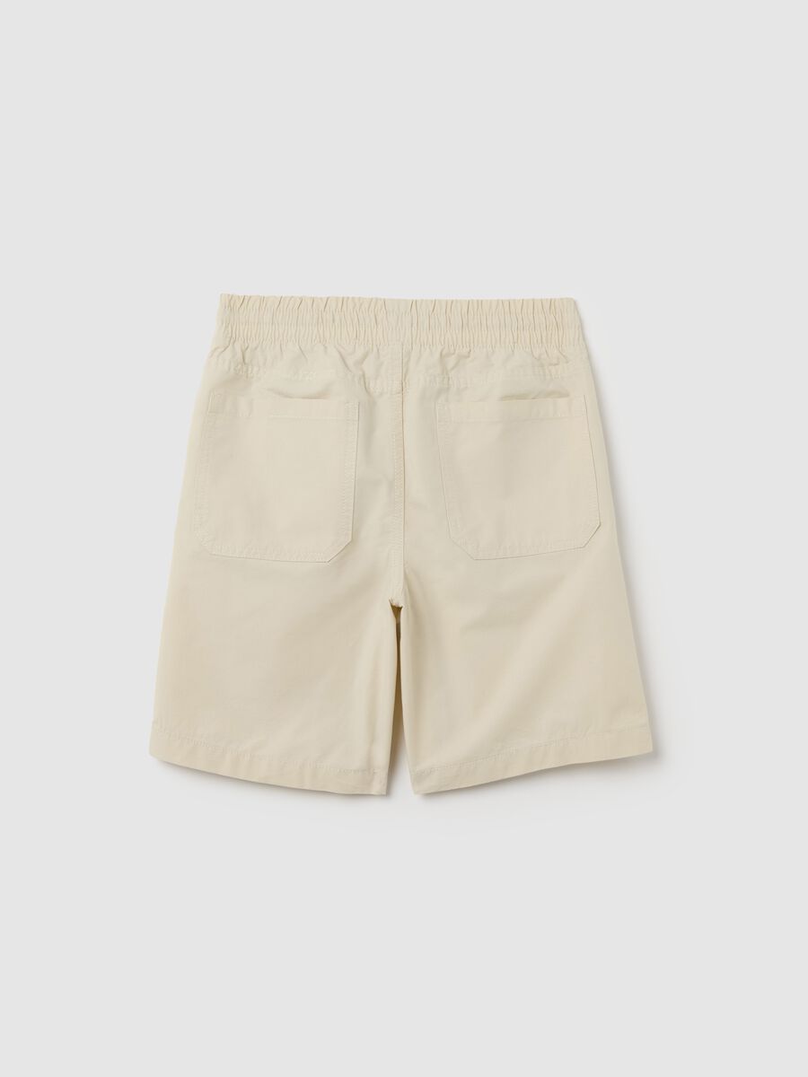 OVS Kids Beige Shorts in Pure Cotton_1