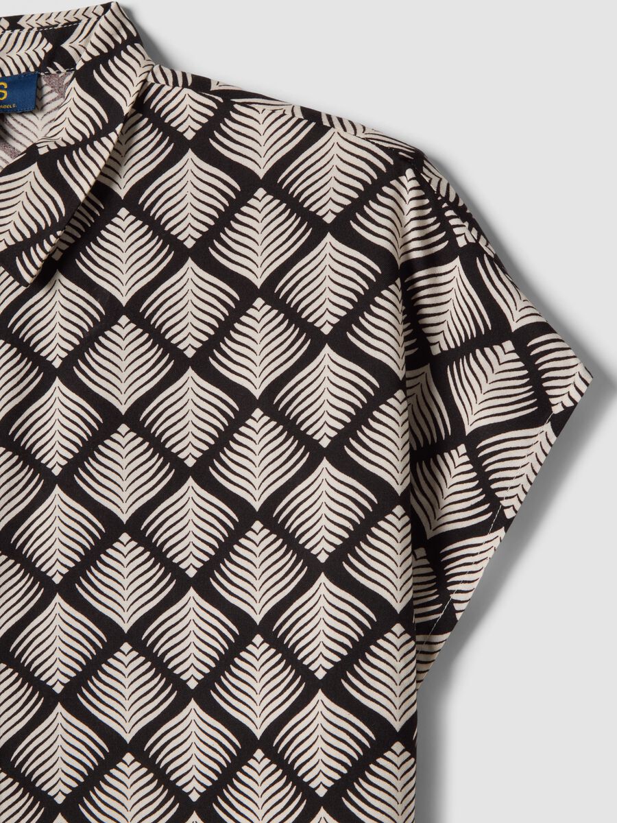 Pure viscose multicolour printed shirt, regular fit_5