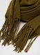 Green scarf with fringes_2