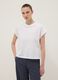 White short-sleeve fitted pure cotton T-shirt_2