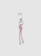 Pink Glass Keyring_0
