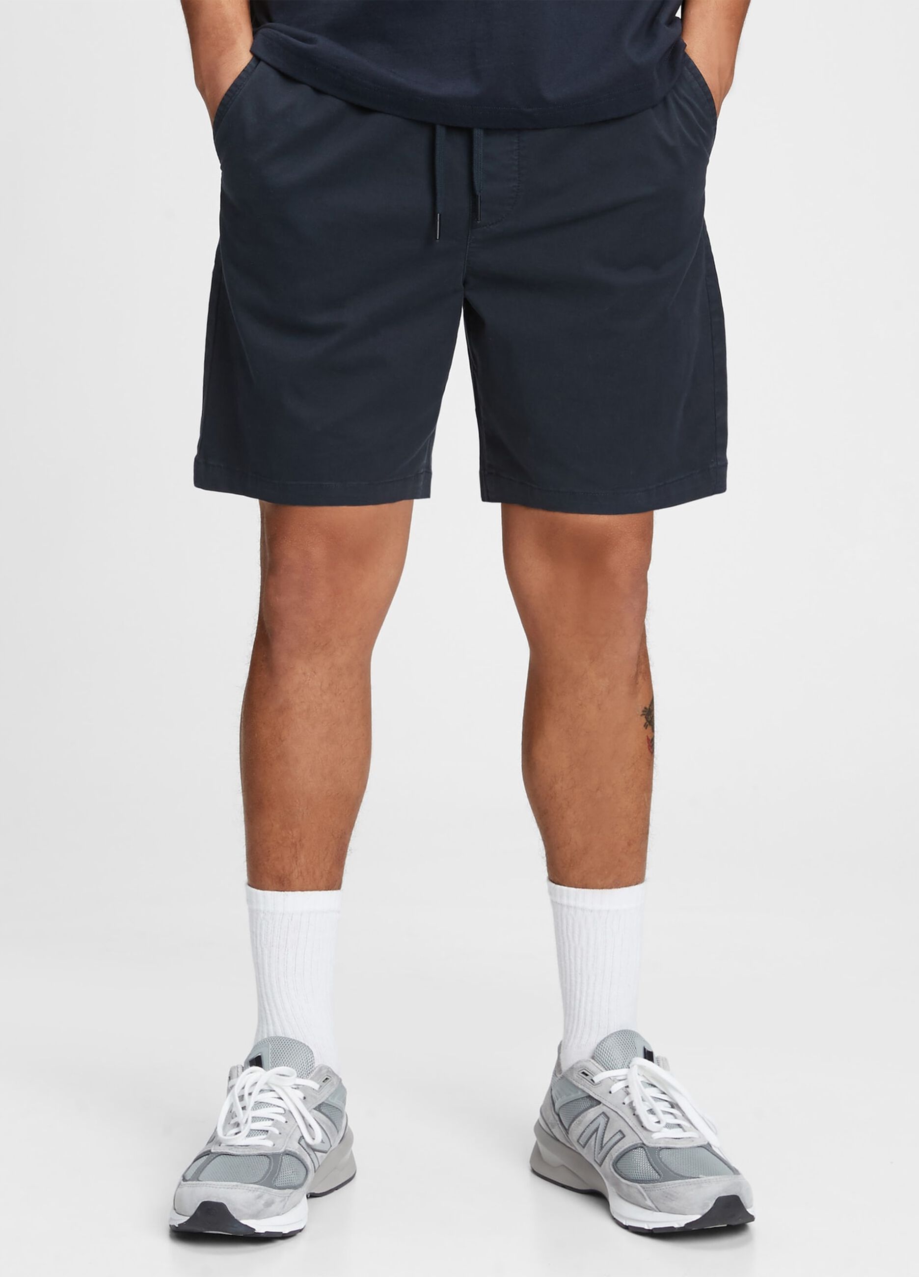 Bermuda jogger in cotone stretch