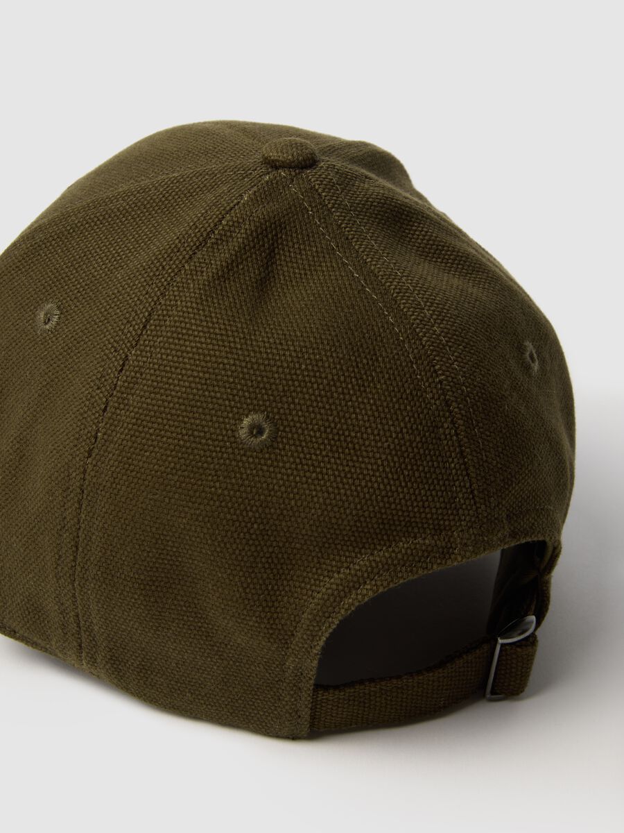 Cappello da baseball  in puro cotone verde_1