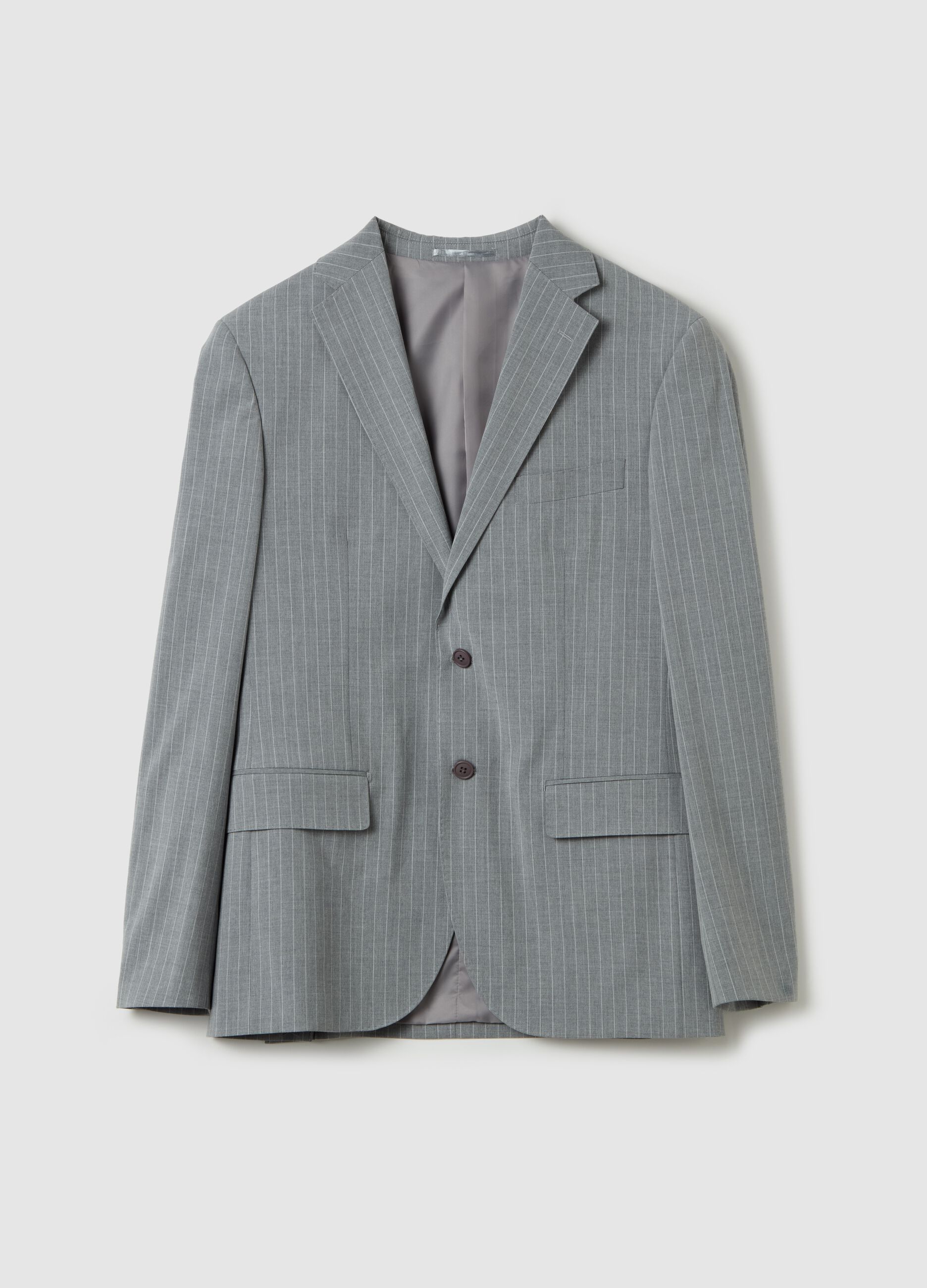 Pinstriped outfit