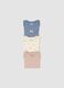 Pack of 3 Multicolour Short-Sleeve Organic Cotton Bodysuits for Babies_2