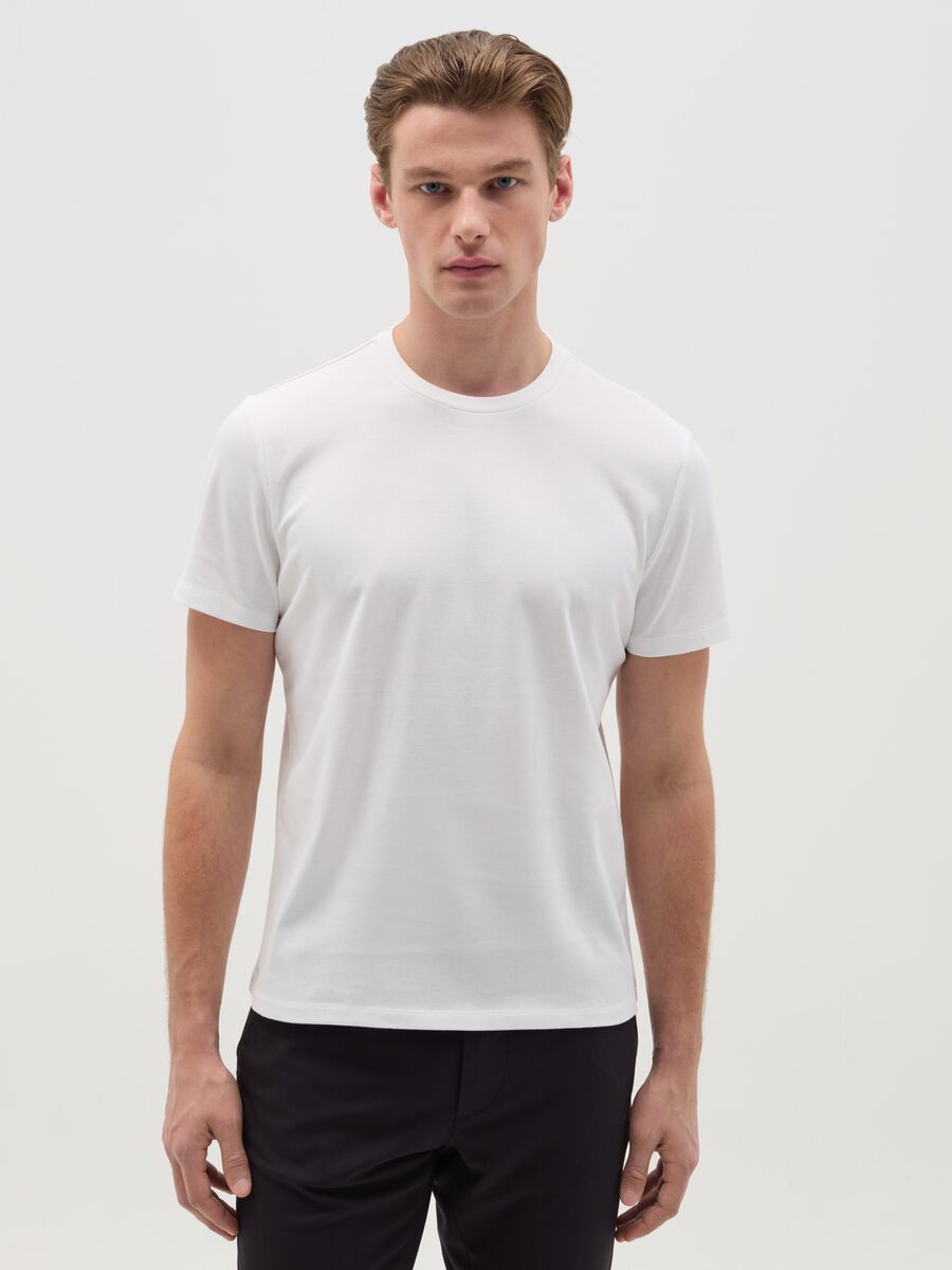 T-shirt with technical fabric_0